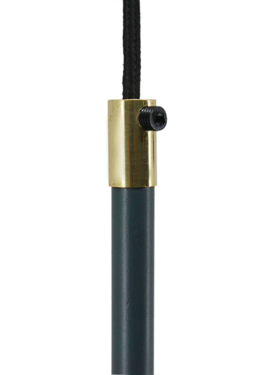 Kayoom Pendelleuchte Camielle 387 dunkelblau Eisen Kupfer B/H/L: ca. 4x30x4 cm E27 1 Brennstellen