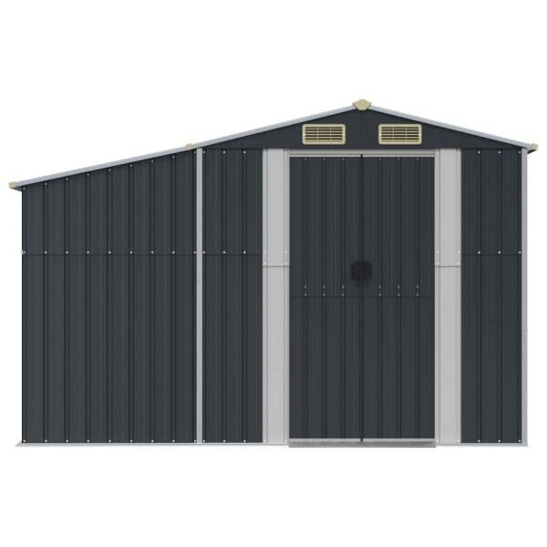 vidaXL Gartenhaus anthrazit B/H/T: ca. 277x179x192,5 cm