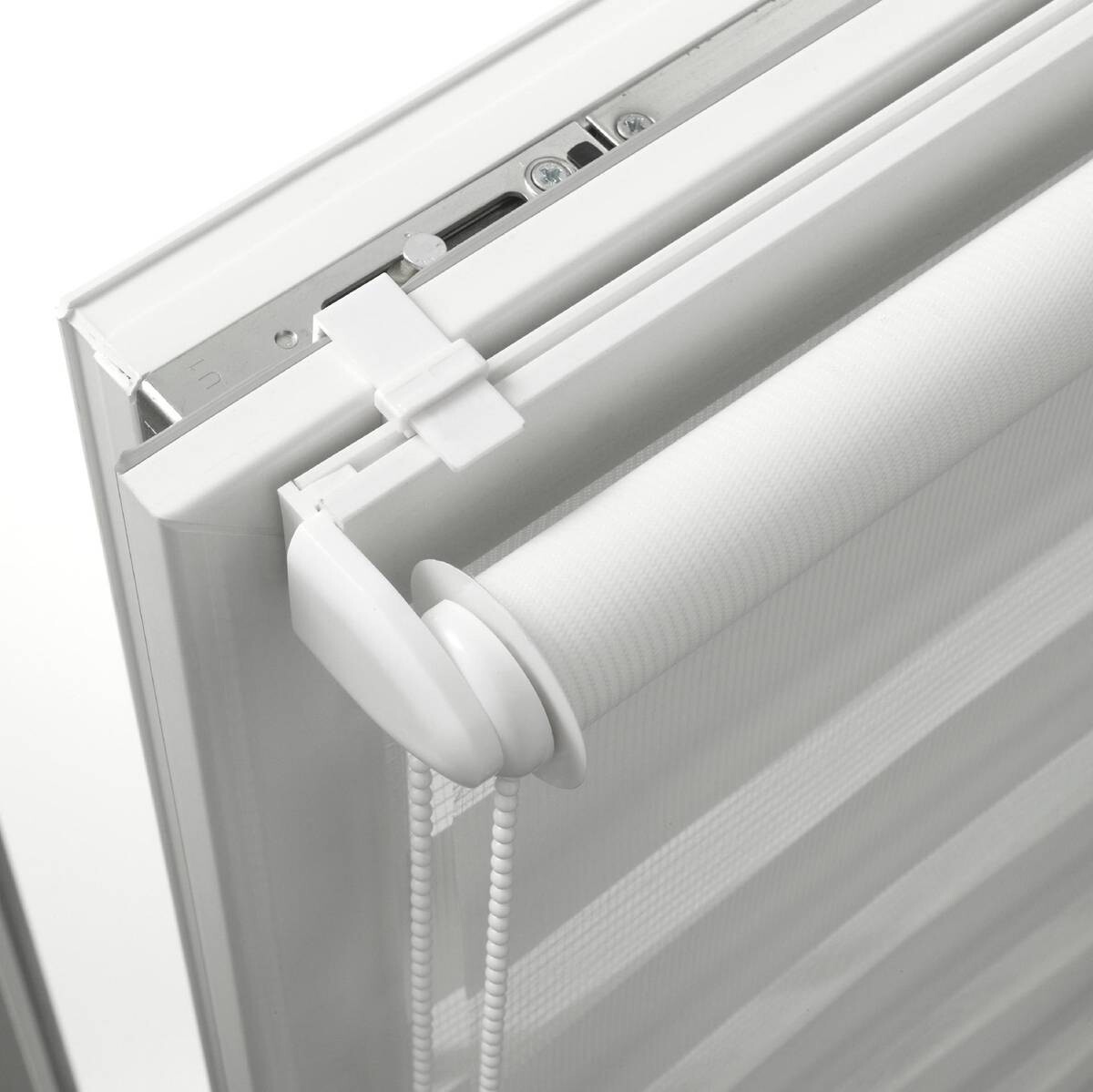 Doppelrollo Duo weiß B/L: ca. 65x150 cm