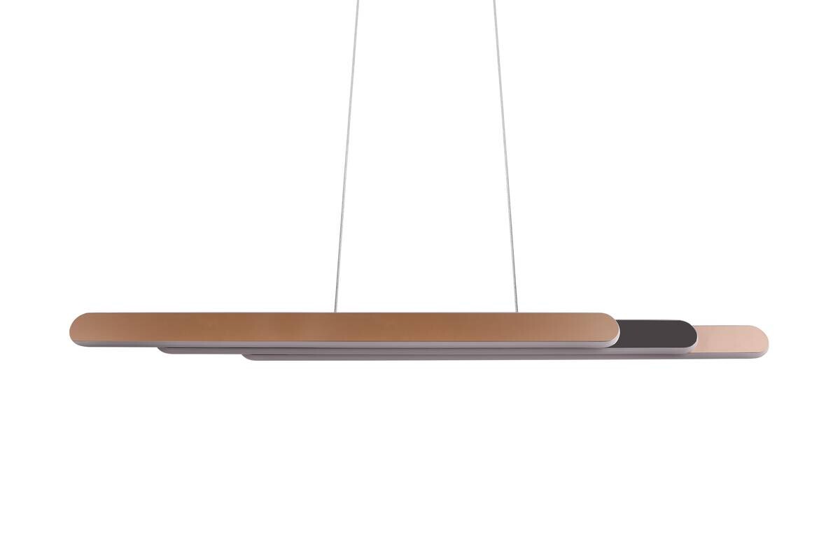 Reality LED-Pendelleuchte kaffee Metall