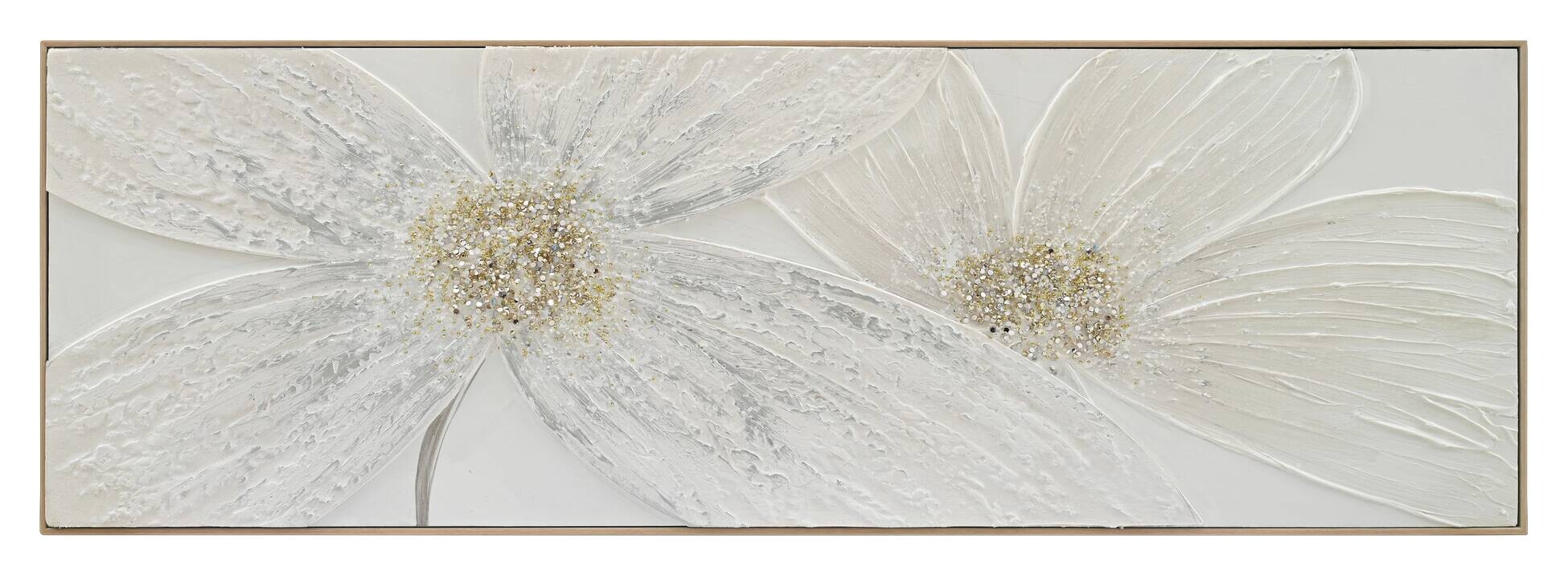 Wandbild Blüten B/T/L: ca. 152x4,5x52 cm
