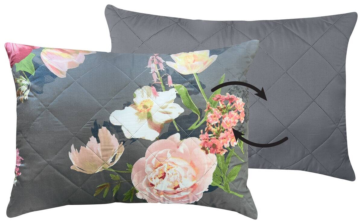 Dekokissen anthrazit 100% Polyester B/L: ca. 50x70 cm