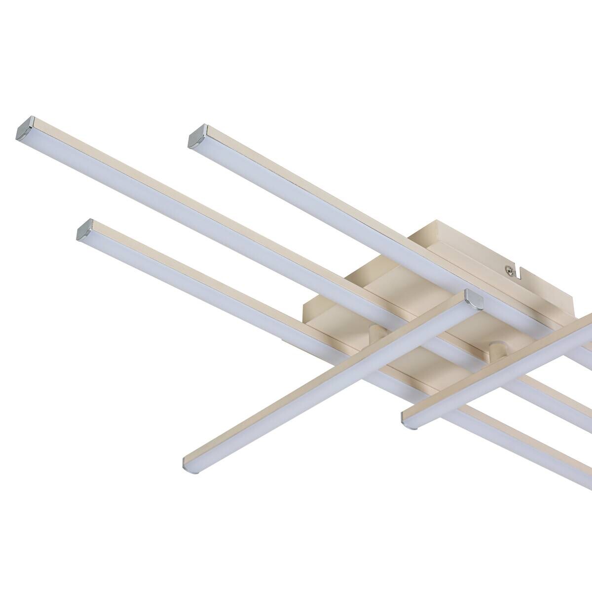 Nolo LED-Deckenleuchte sand Metall