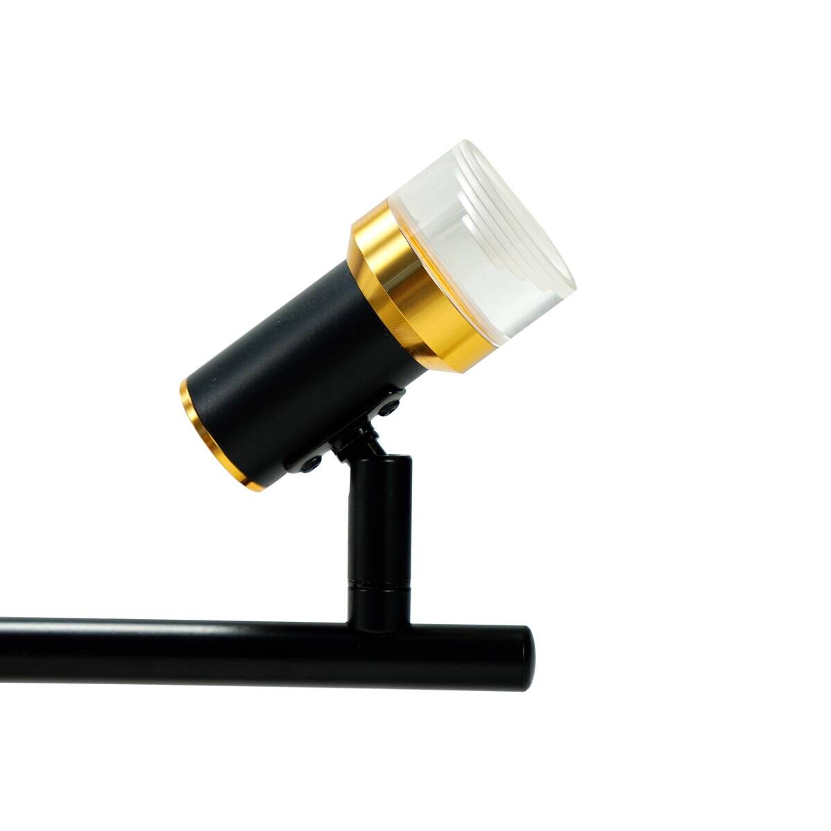 POCOline LED-Spot Giulia schwarz Kupfer B/H/L: ca. 12x8x56 cm 4 Brennstellen