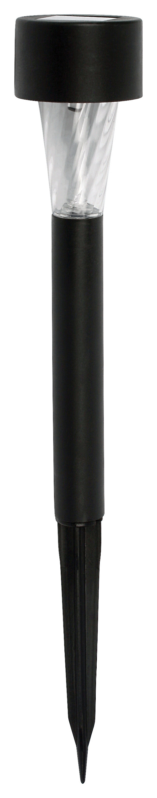 Solarleuchte schwarz Kunststoff B/H/T: ca. 5x31x5 cm