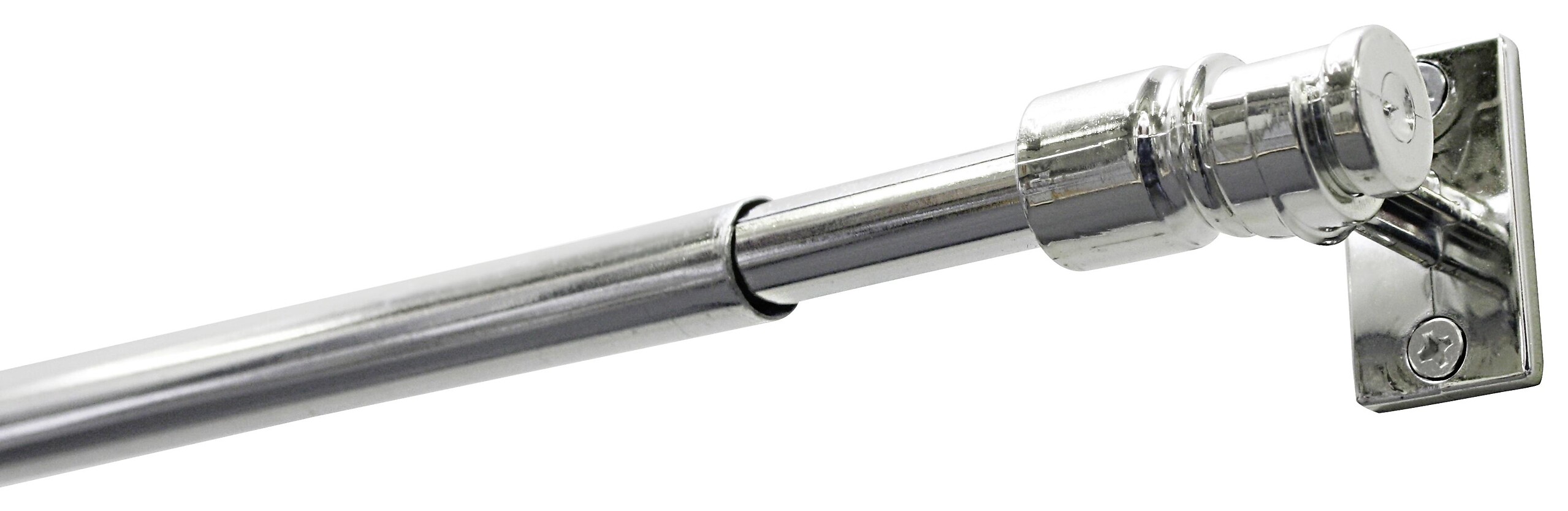 Boviva Bistrostange Madrid Chrom Metall D: ca. 1 cm ausziehbar von ca. 125 bis 225 cm 1 Läufe