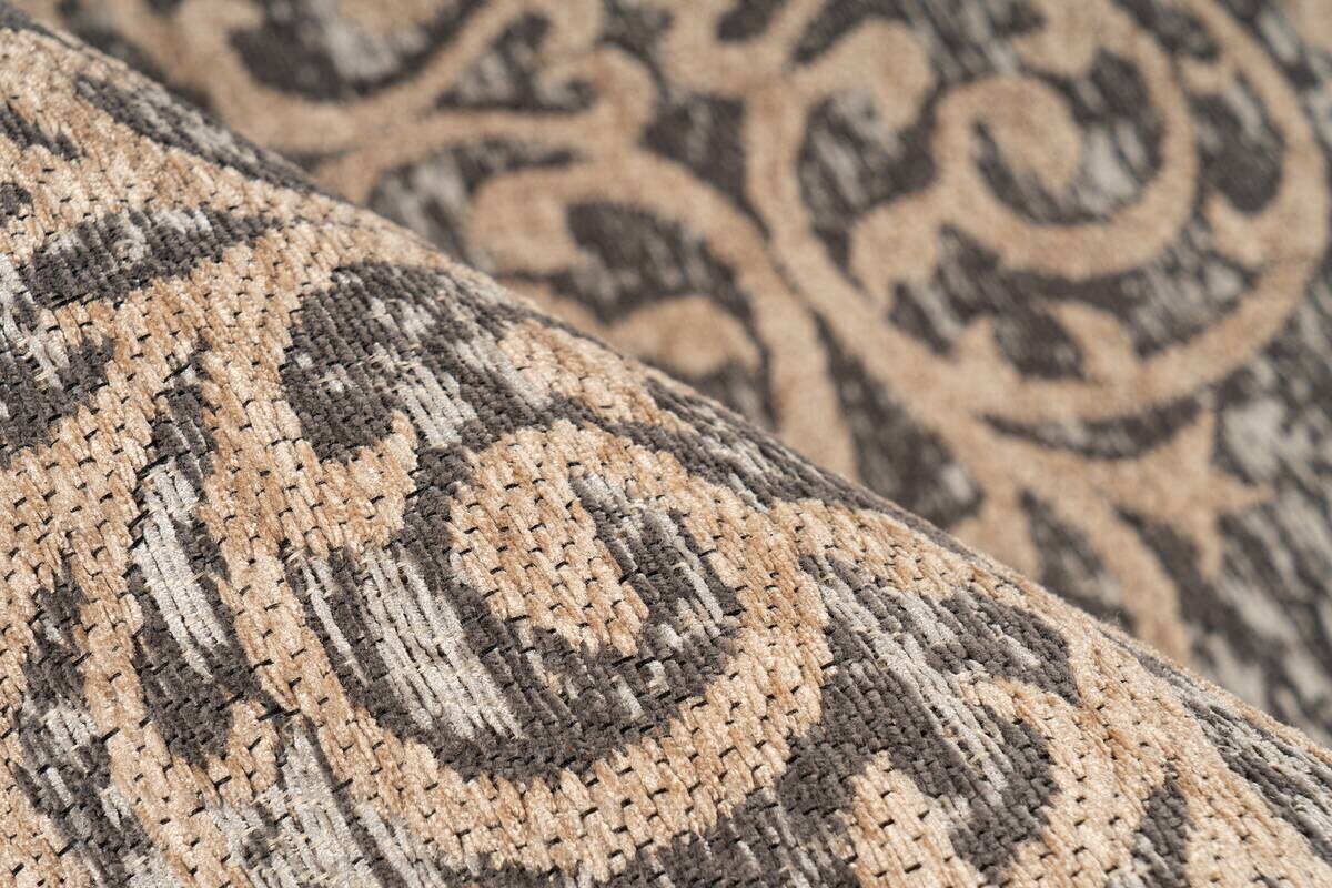 Kayoom Flachflorteppich Davis 125 beige B/H/L: ca. 160x1,2x230 cm