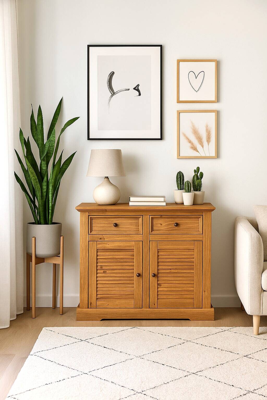 Kommode Breda honig B/H/T: ca. 107x89x42 cm