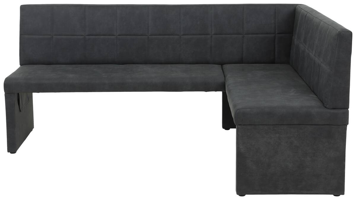 Eckbank Melanie anthrazit H/L: ca. 90x200 cm