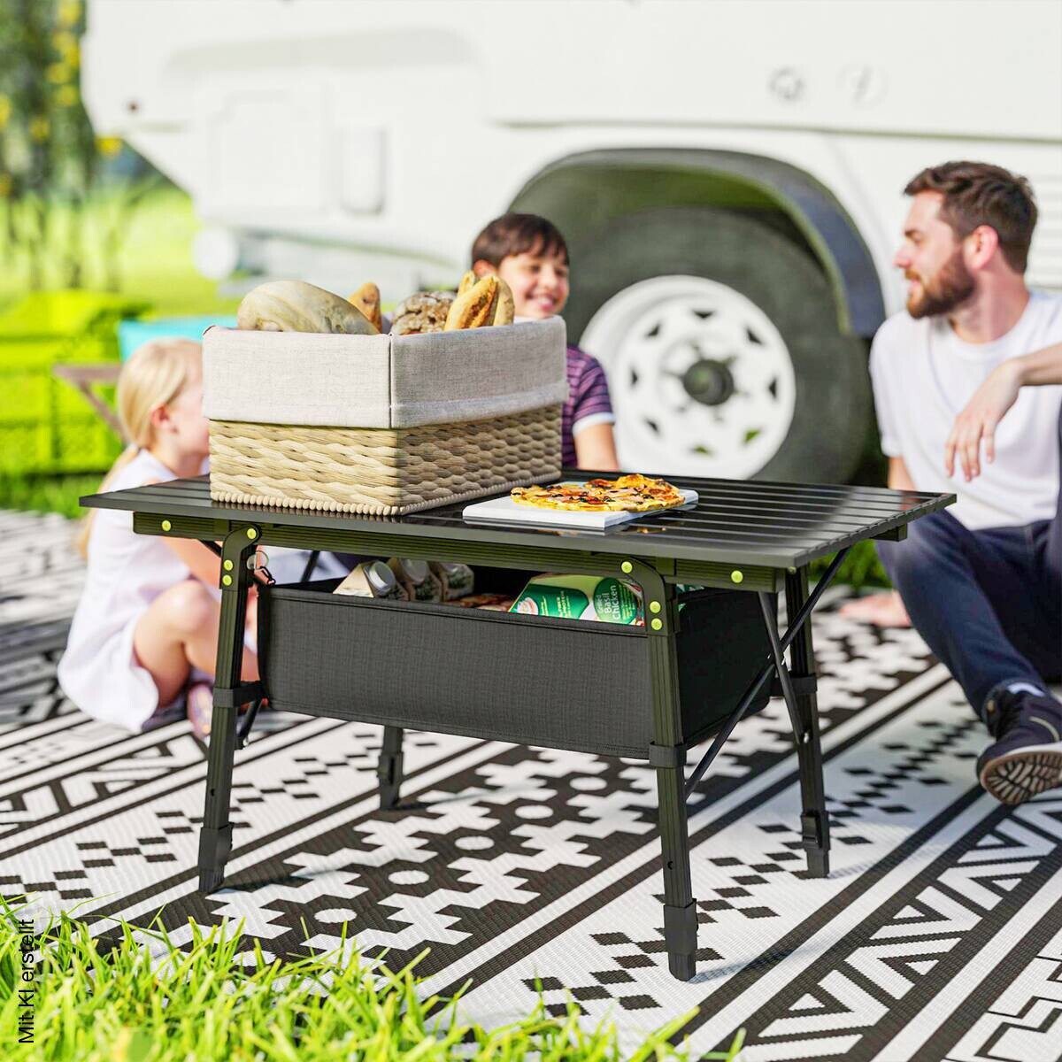 Outsunny Campingtisch B/H/L: ca. 55x66x90 cm