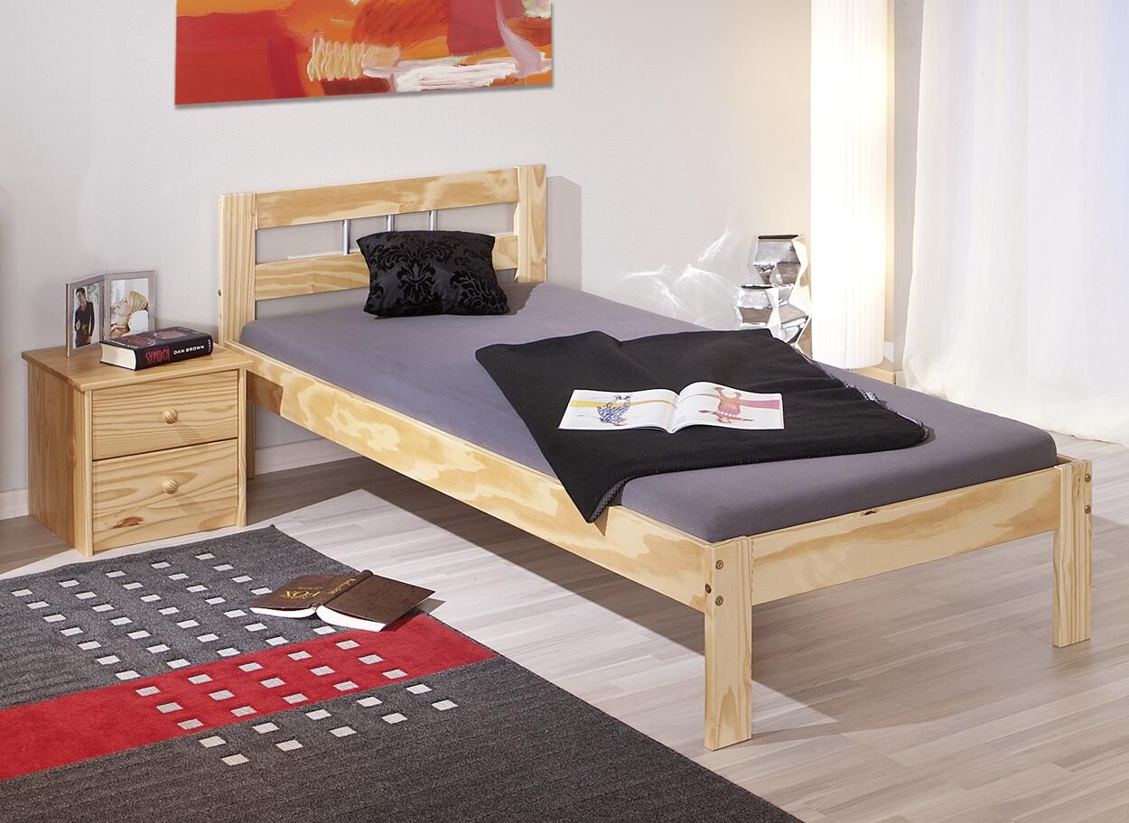 Bett Jana natur Liegefläche B/L: ca. 90x200 cm