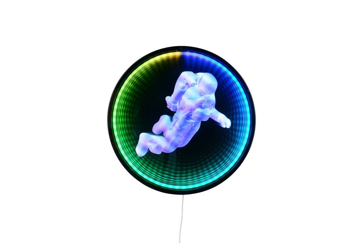 Reality LED-Wandleuchte Duke schwarz B/H: ca. 40x3 cm