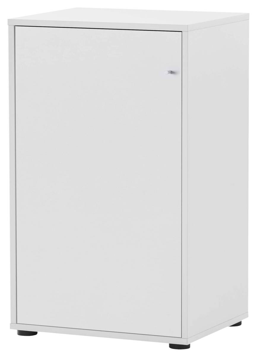 Midischrank Serie 400 perlweiß Optik B/H/T: ca. 50,9x83,6x41 cm