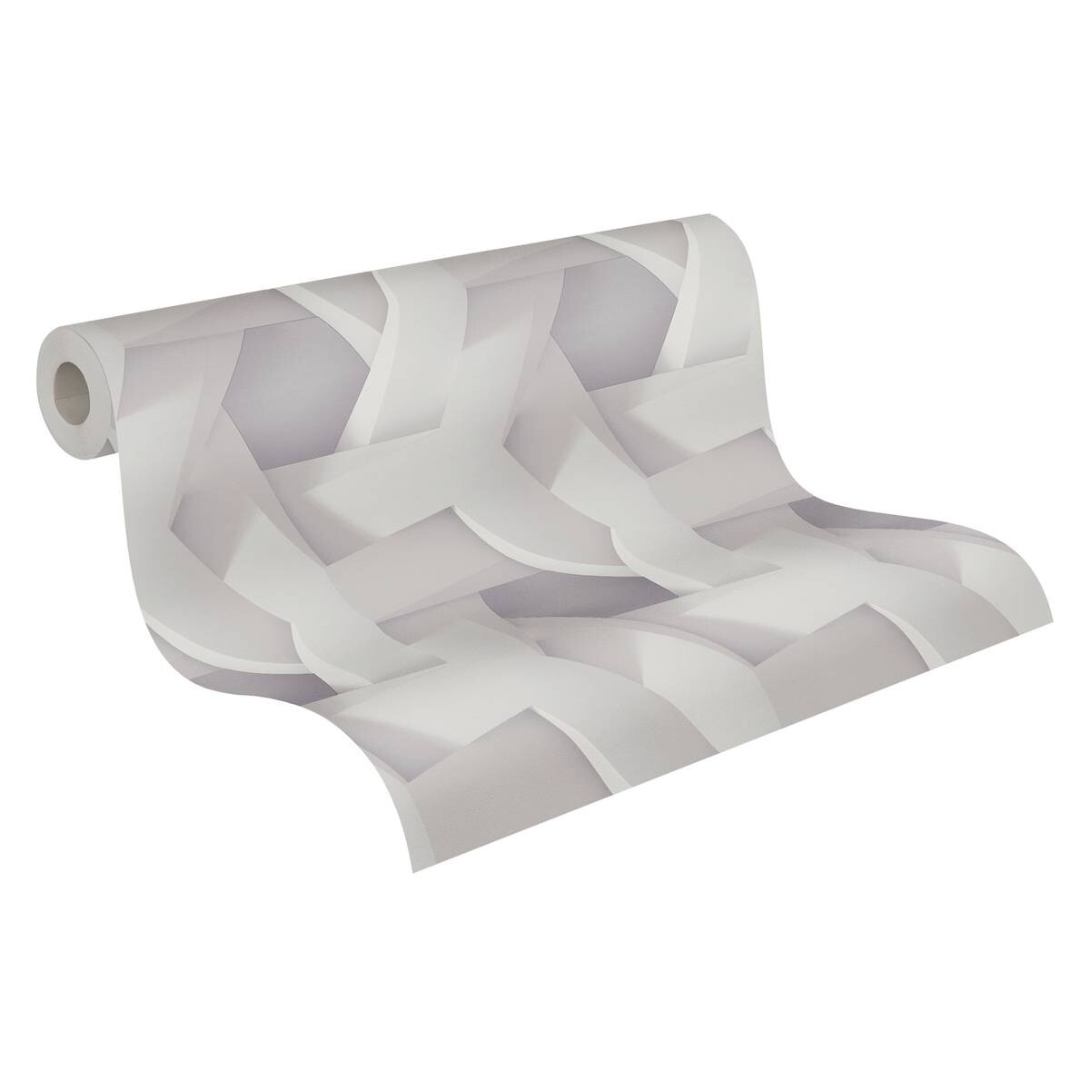 A.S.Creation Vliestapete 3D-Optik grau B/H: ca. 0,53x10,05 cm