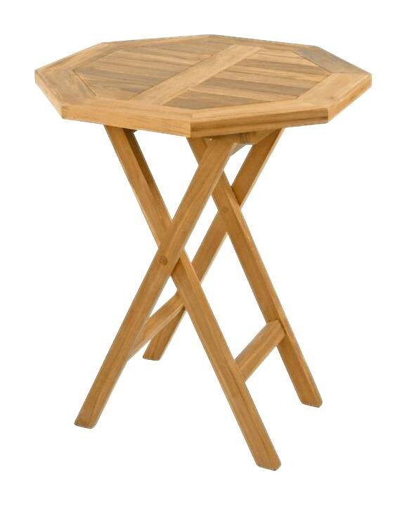 VCM Balkonset braun Teakholz B/H/T: ca. 46x89x62 cm