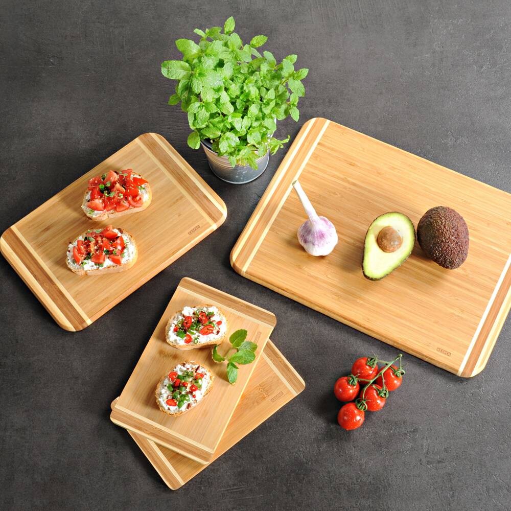 Kesper Schneidbrettset natur Holz Holz