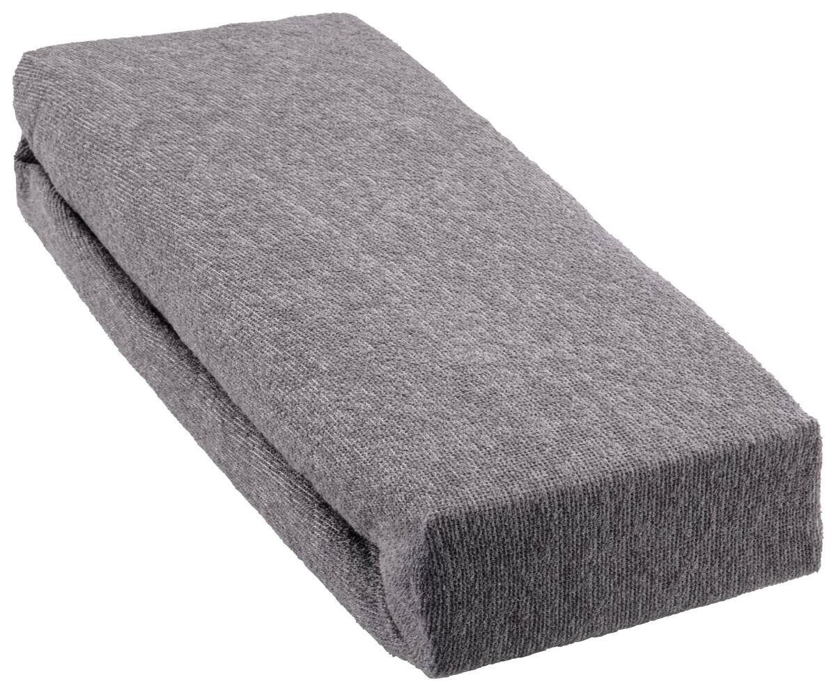 Sensation Spannbetttuch Frottee grau 50% Baumwolle, 50% Polyester B/L: ca. 100x200 cm