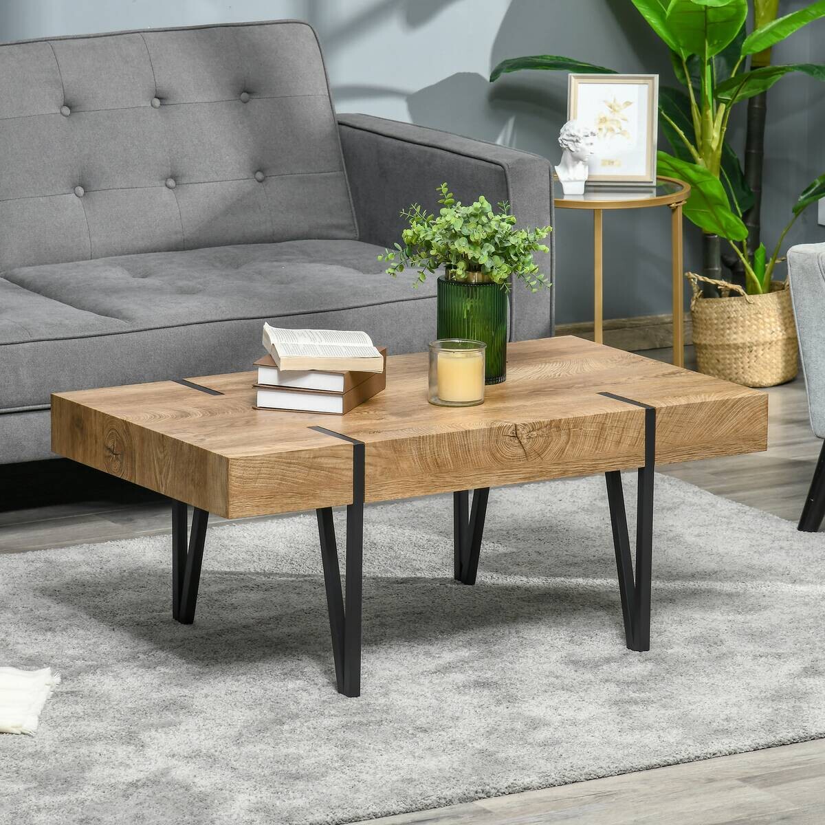 Couchtisch natur Optik B/H/T: ca. 105x42x60 cm