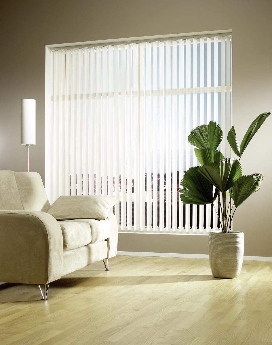 Boviva Vertikallamellenvorhang weiß B/L: ca. 250x250 cm