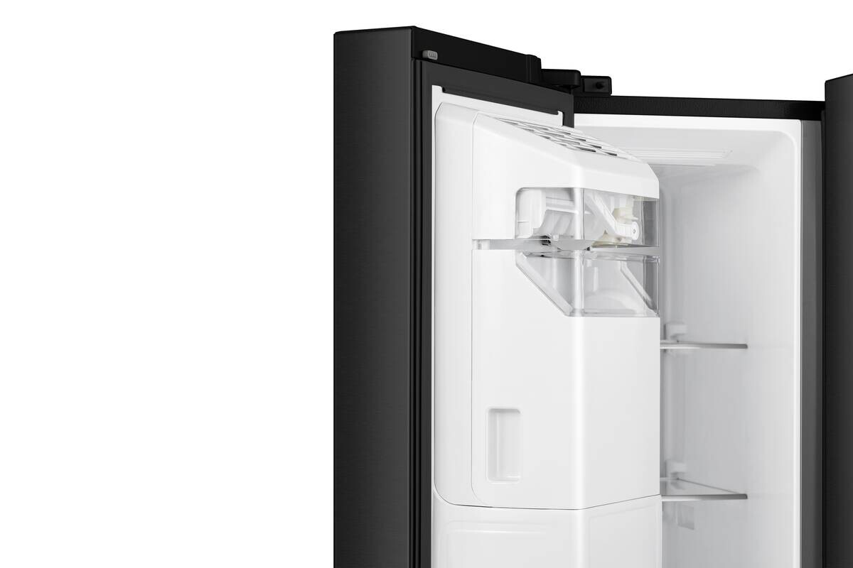 Hisense Side-by-Side RS818N4TFE schwarz B/H/T: ca. 91x179x73 cm