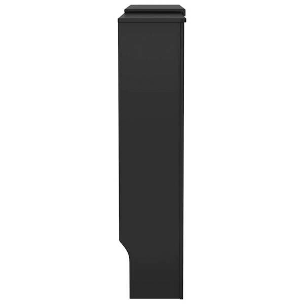 vidaXL Heizkörperverkleidung schwarz B/H/T: ca. 205x81,5x19 cm