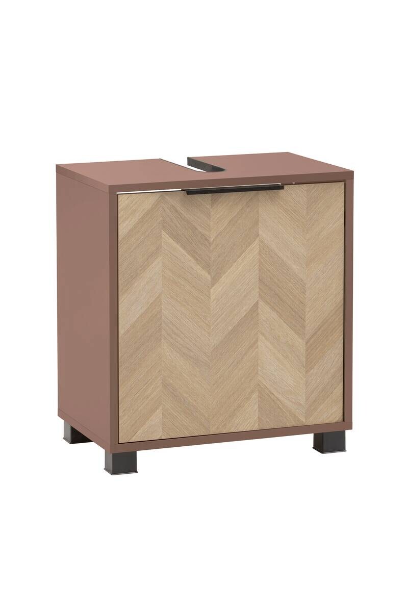 Waschbeckenunterschrank Piazza braun B/H/T: ca. 50,3x56x33 cm