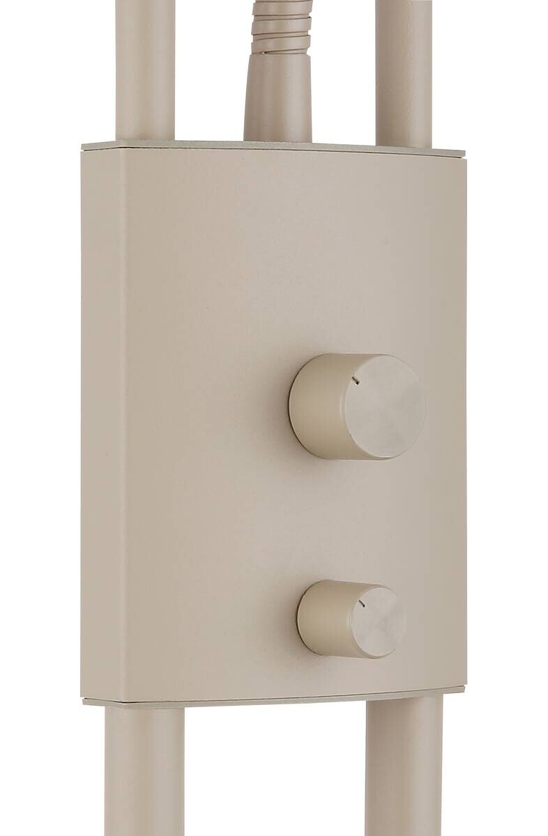GLOBO LED-Deckenfluter sand Metall B/H/L: ca. 25,5x180x28 cm 1 Brennstellen