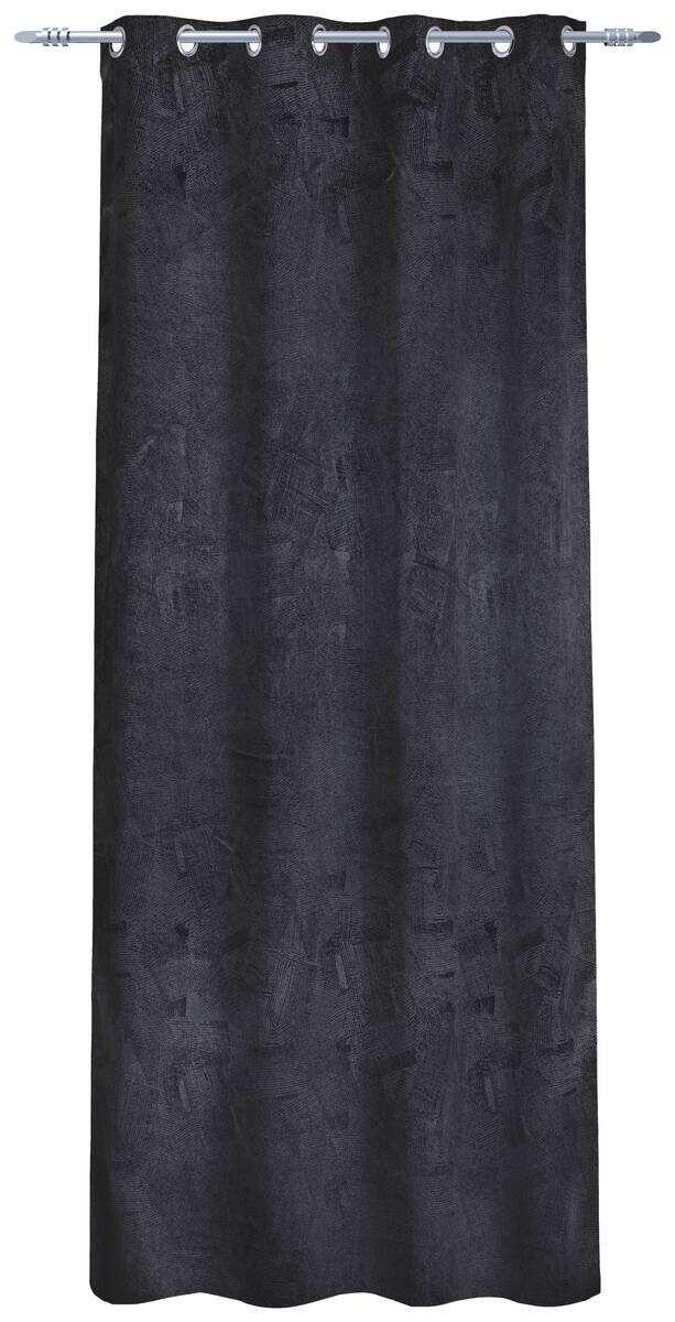 Verdunklungsvorhang Diamond anthrazit 100% Polyester B/L: ca. 140x245 cm