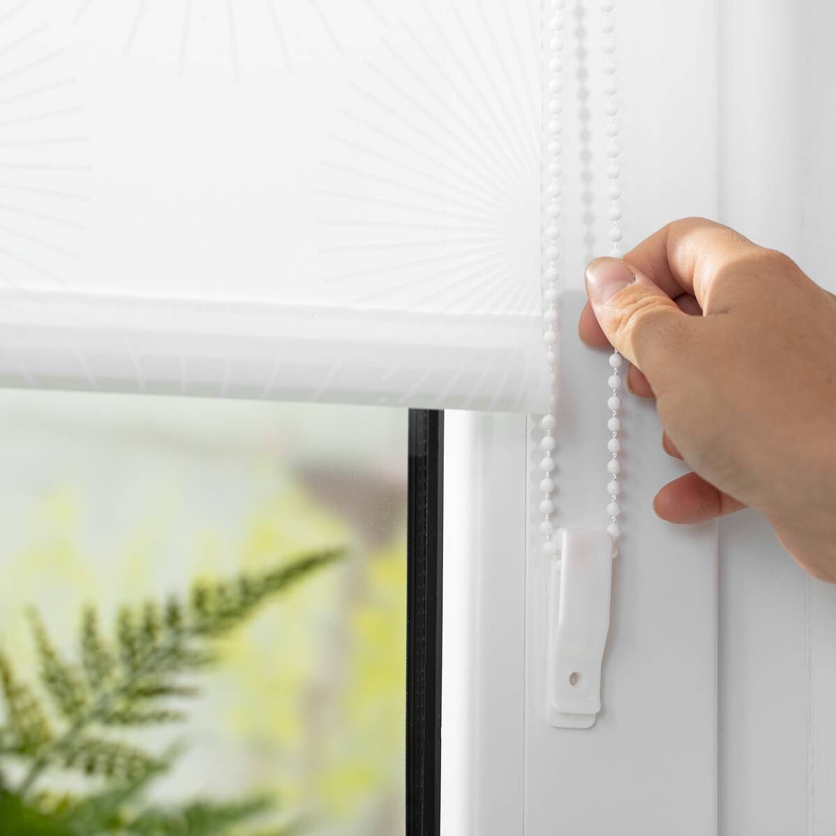 LICHTBLICK Rollo Sonne weiß B/L: ca. 80x150 cm