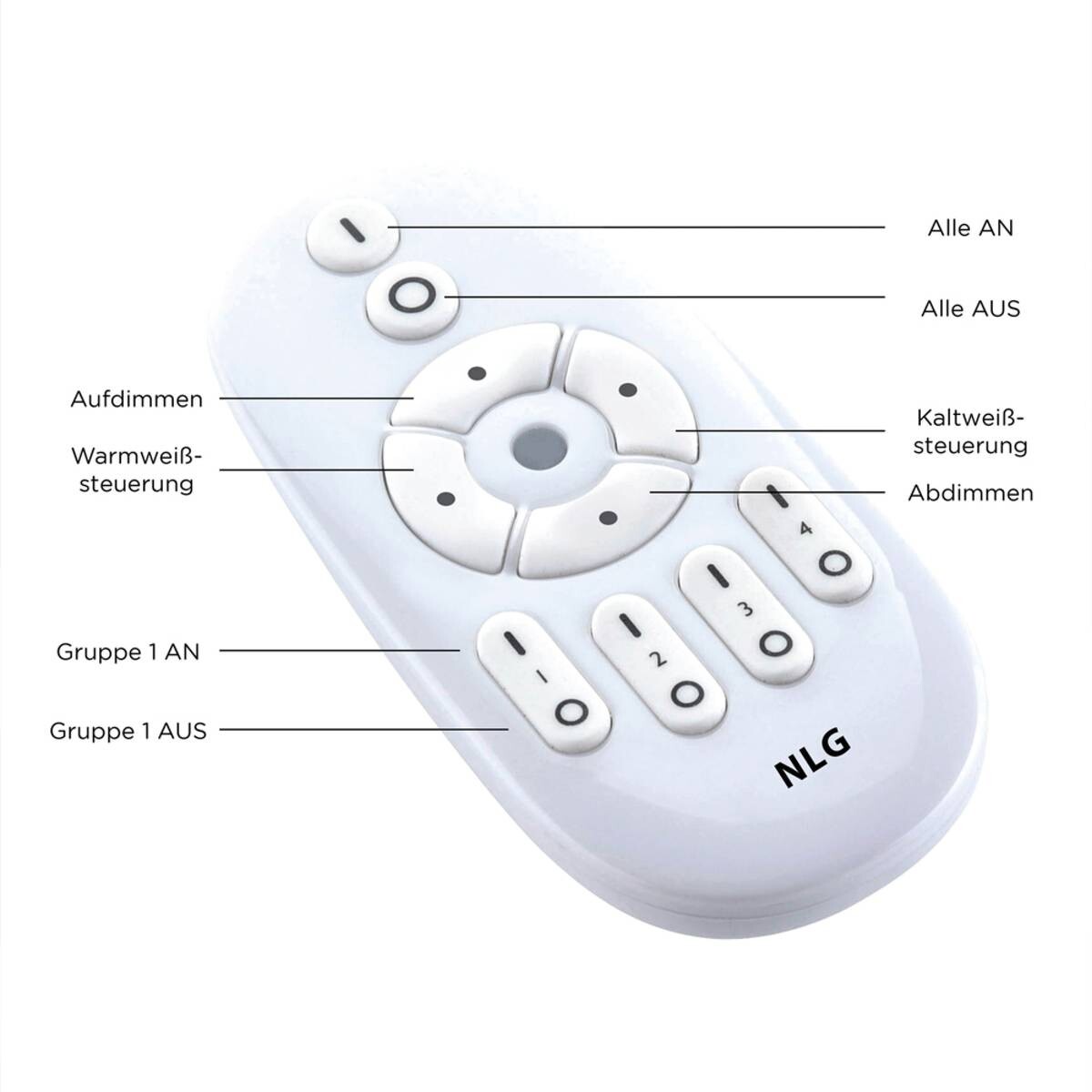 Just Light LED-Deckenpanel FLAT 15571-18 weiß schwarz Kunststoff Metall H/D: ca. 4,5x40 cm 1 Brennstellen