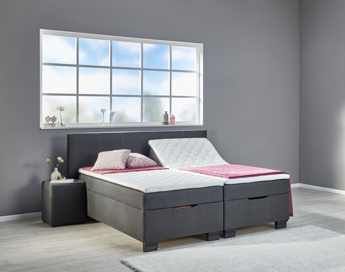 Boxbett Trevi anthrazit Liegefläche B/L: ca. 180x200 cm