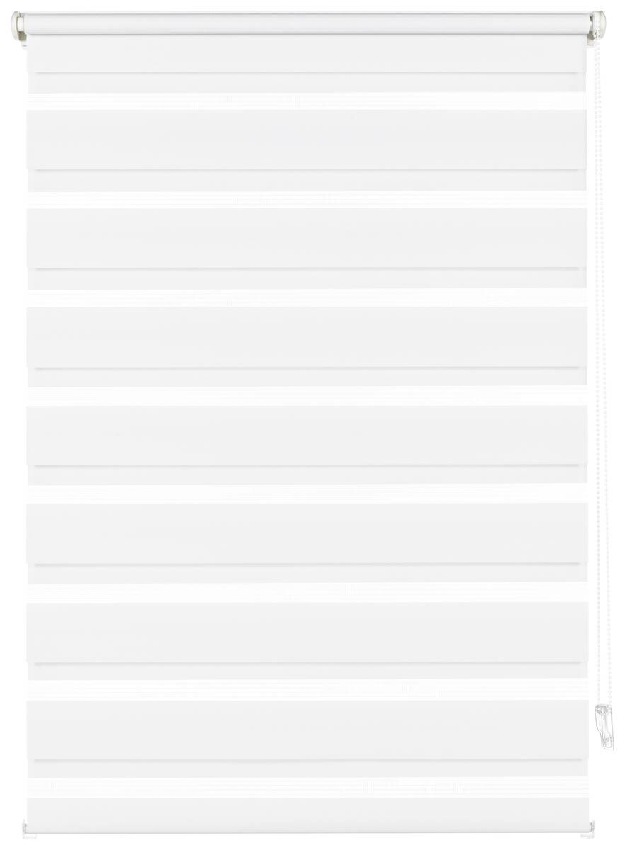 Boviva Doppelrollo weiß B/L: ca. 72x200 cm