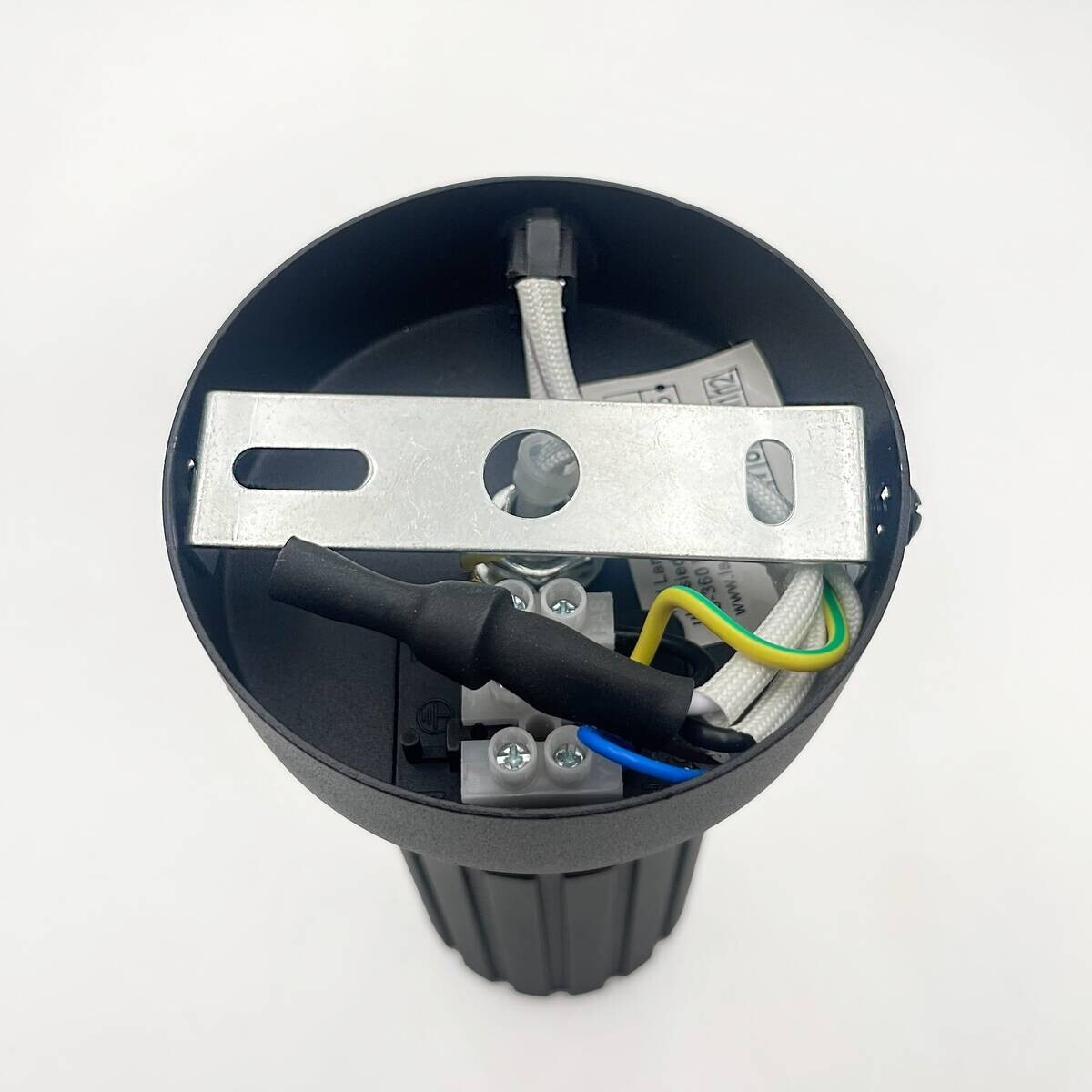 Lamkur Wandleuchte Prisma schwarz Stahl B/H/L: ca. 8x16x8 cm GU10 1 Brennstellen