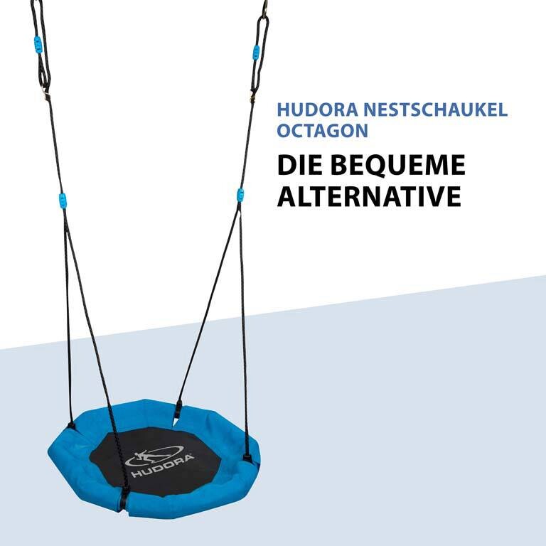 Hudora Nestschaukel Octagon 70 schwarz B/H/L: ca. 70x10x70 cm