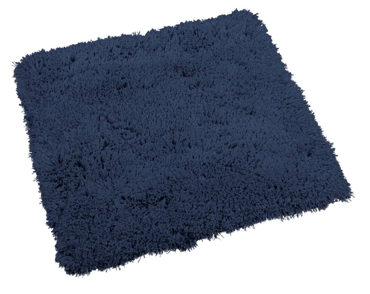 Badematte blau Vorderseite: 100% Polyester Rückseite: 100% Thermoplastische Elastomere B/L: ca. 50x50 cm