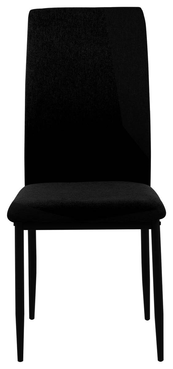 Stuhl Elsa schwarz Microfaser B/H/T: ca. 43x82,5x53 cm