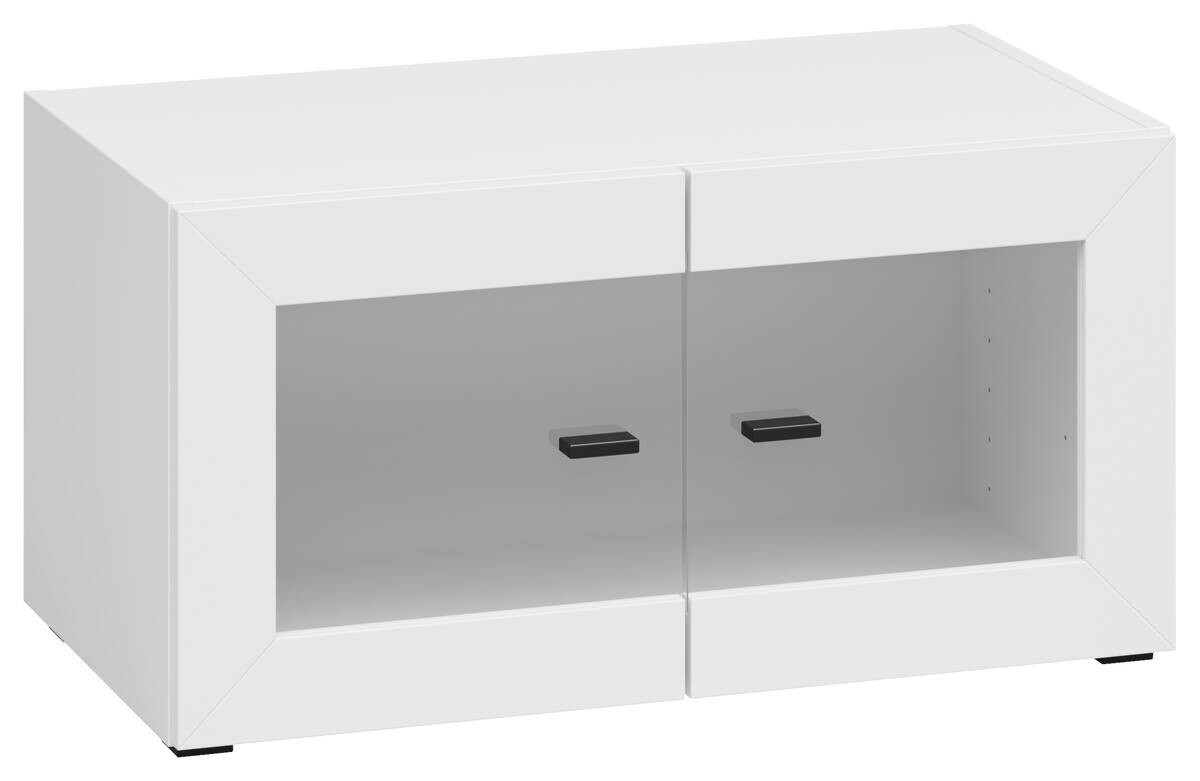 Vitrine System 64 weiß B/H/T: ca. 64x32x35 cm