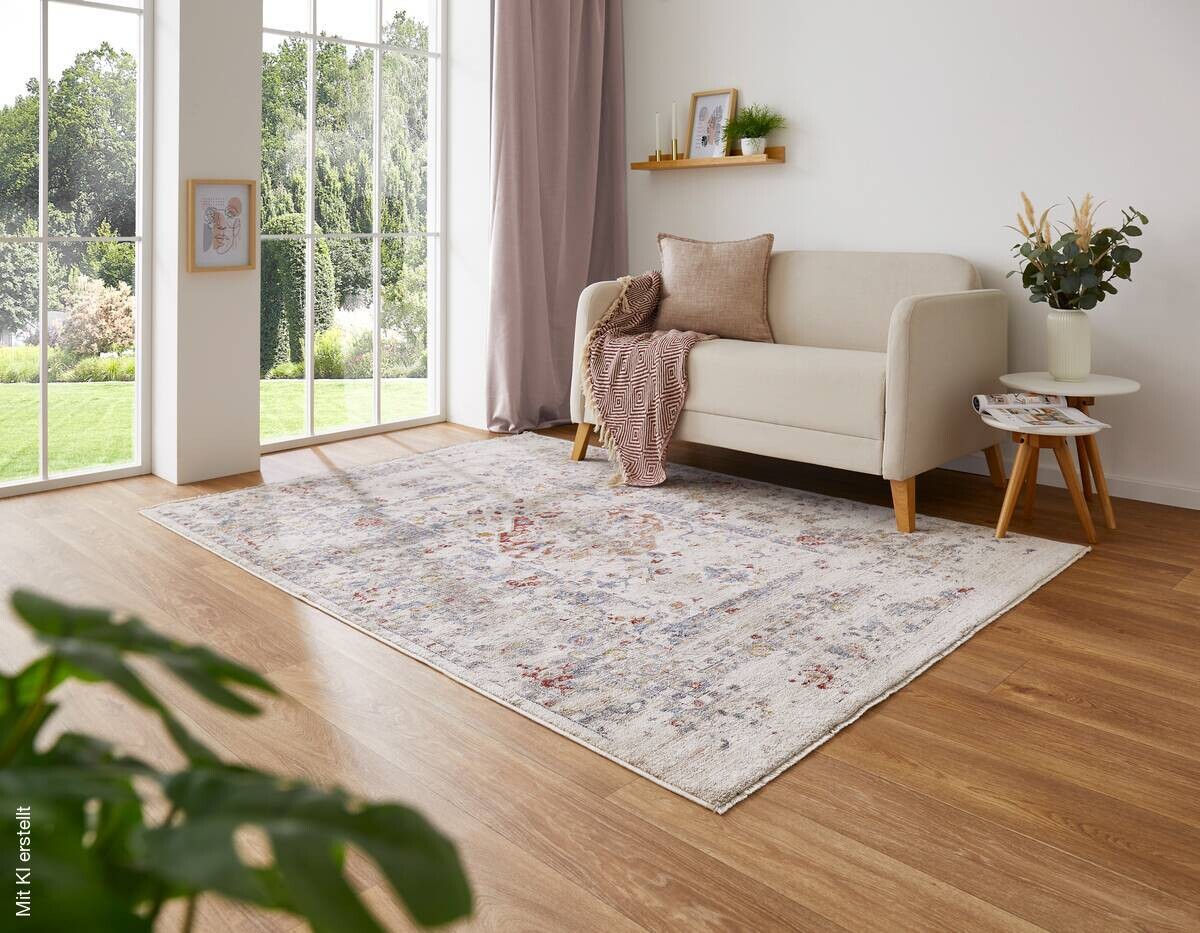 Teppich Rocco creme B/L: ca. 120x160 cm