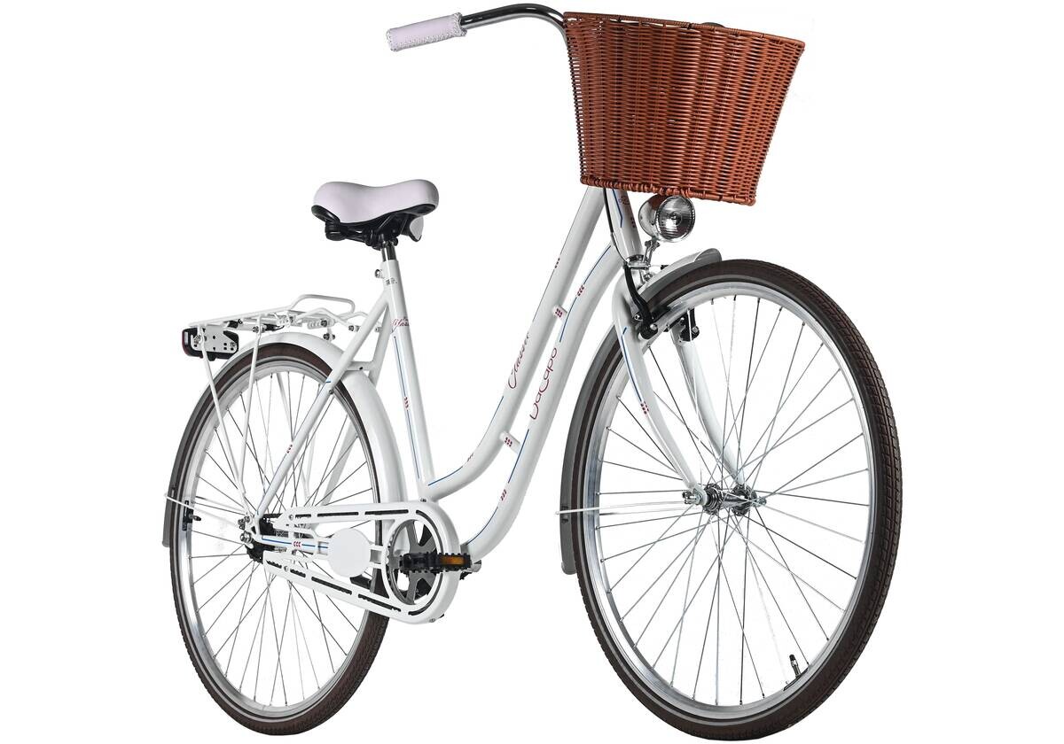 DaCapo City-Bike Classic Premium 28 Zoll Rahmenhöhe 53 cm 1 Gänge weiß weiß ca. 28 Zoll