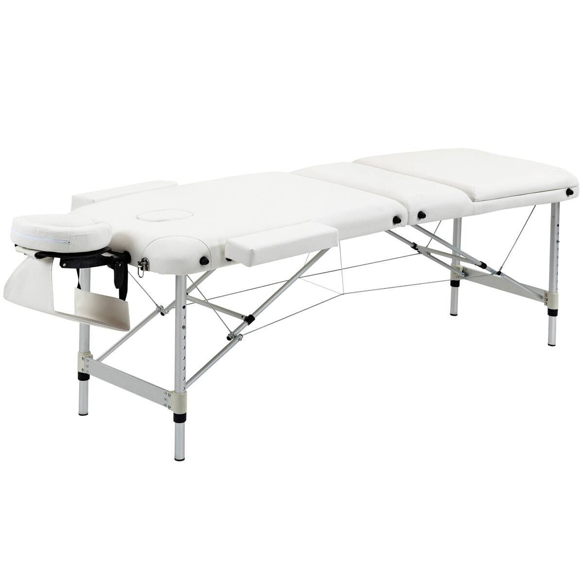 HOMCOM Massageliege weiß PVC B/H/L: ca. 60x215x84 cm