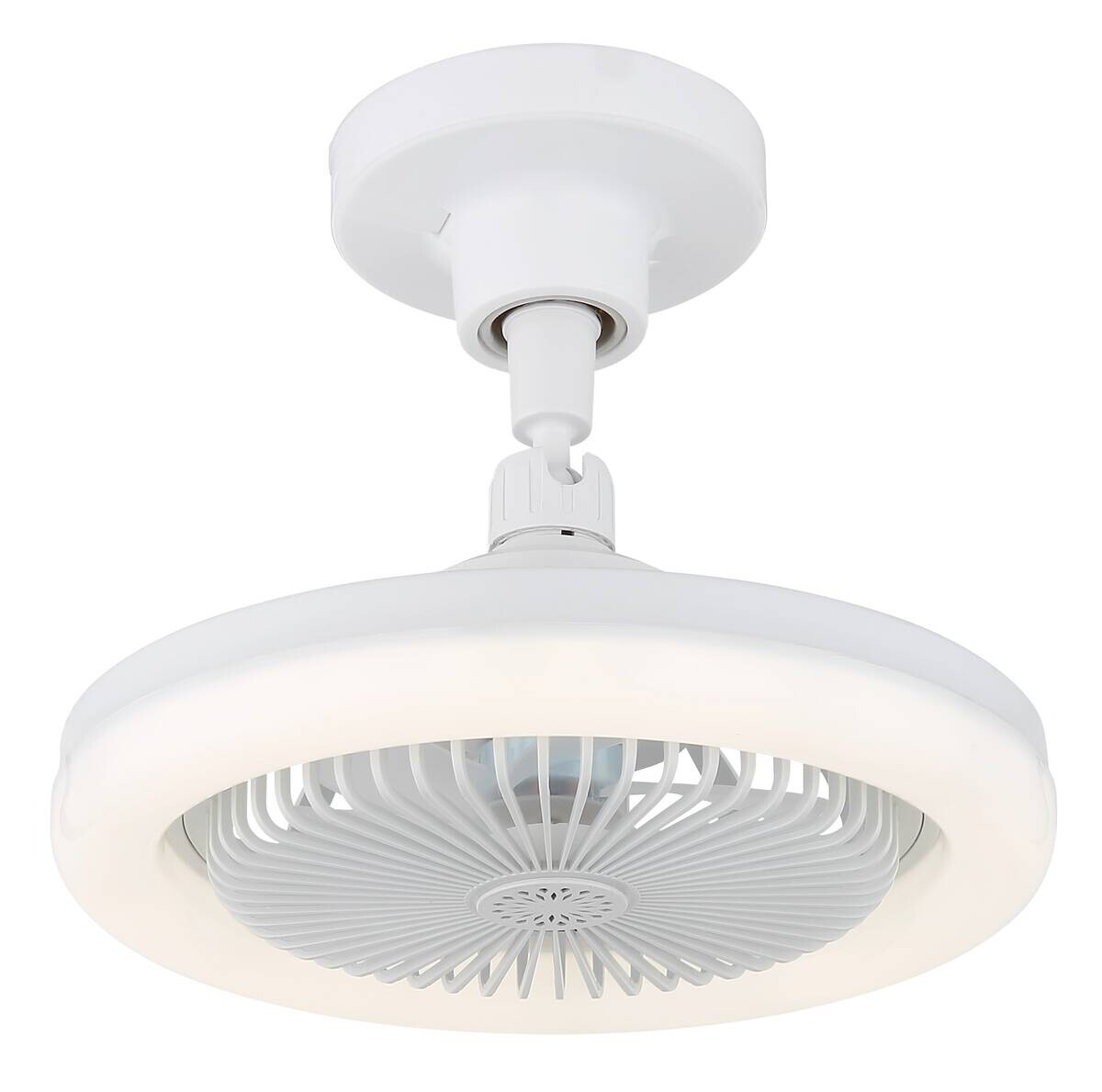 GLOBO Deckenventilator weiß Opal H/D: ca. 21,7x25,8 cm max. 20 W