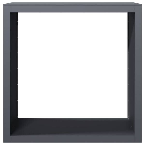 vidaXL Brennholzregal anthrazit B/H/L: ca. 40x100x100 cm