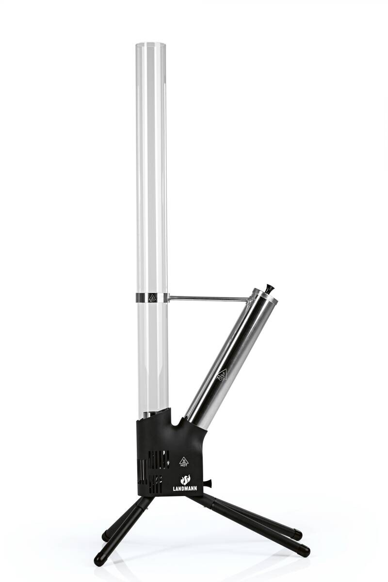 Landmann Pellet-Fackel Glas B/H/L: ca. 33x12,5x106 cm