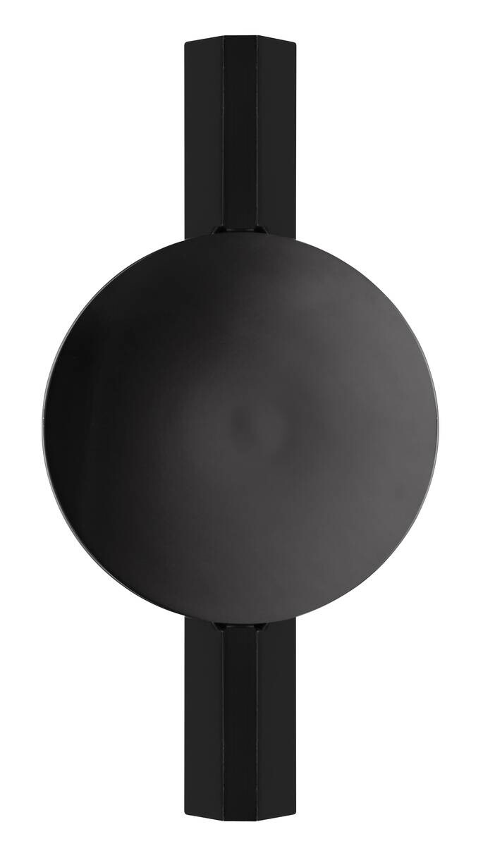 GLOBO LED-Wandleuchte schwarz Metall Aluminium B/H: ca. 10x20 cm 1 Brennstellen