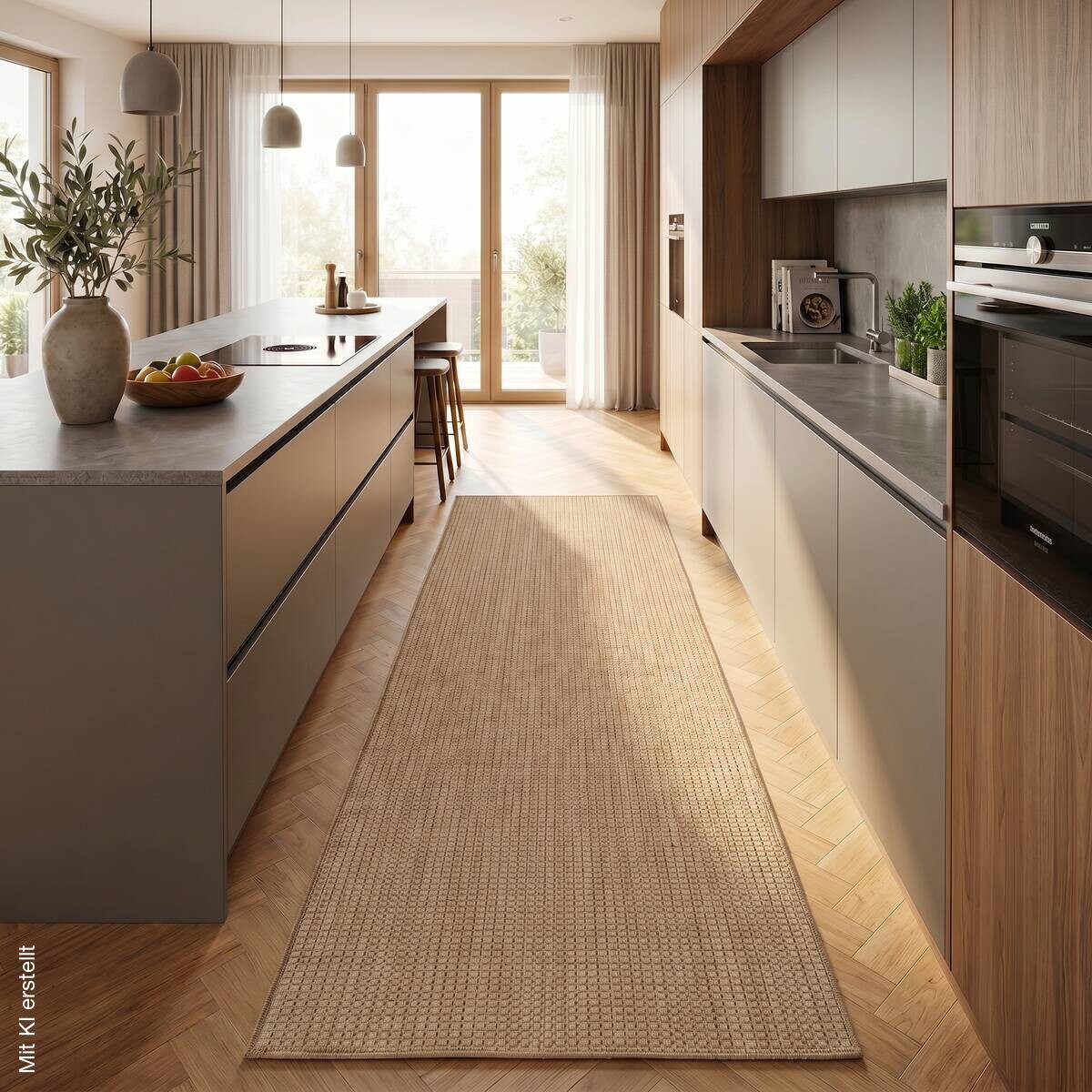 Ayyildiz Flachwebteppich MIRA beige B/L: ca. 80x250 cm