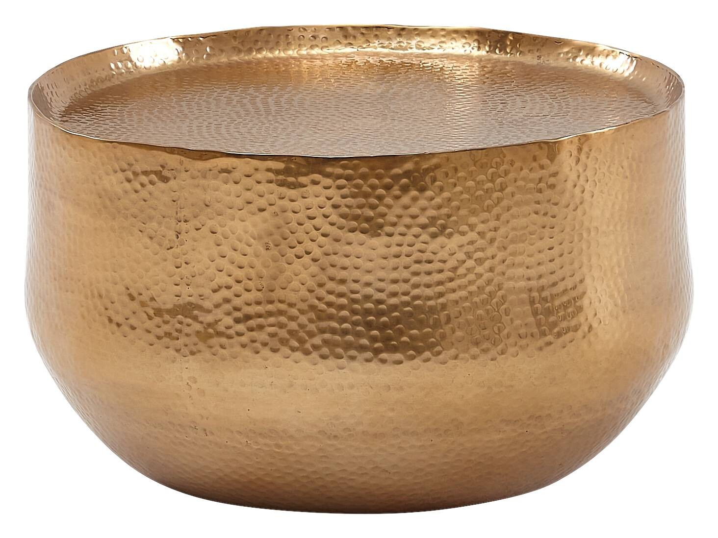 Wohnling Couchtisch gold B/H/T: ca. 60x35x60 cm