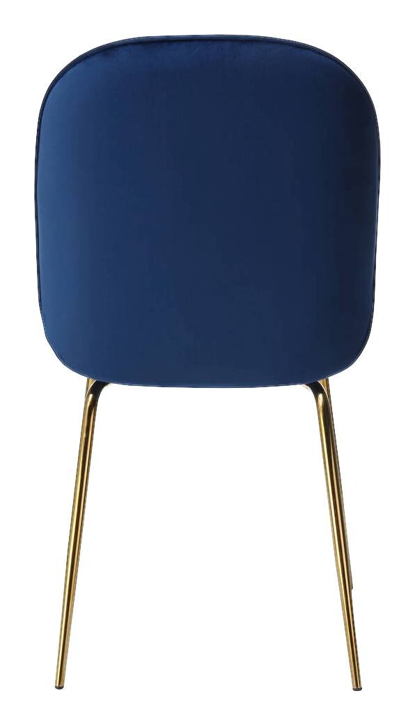 Stuhl Charlize 100 2er blau Microfaser B/H/T: ca. 48x87x59 cm