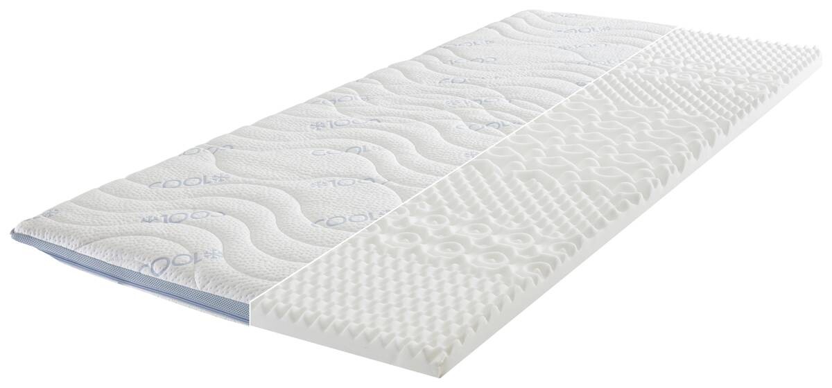 Topper Polar weiß Liegefläche B/L: ca. 90x200 cm