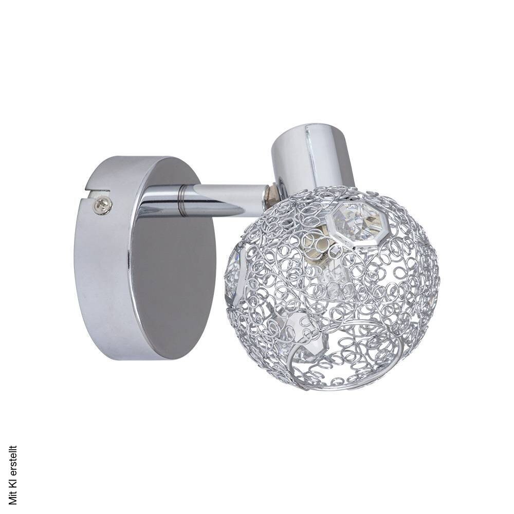 SPOT Light Spotbalken Lena Chrom Metall B/H/T: ca. 8x12x8 cm G9 1 Brennstellen