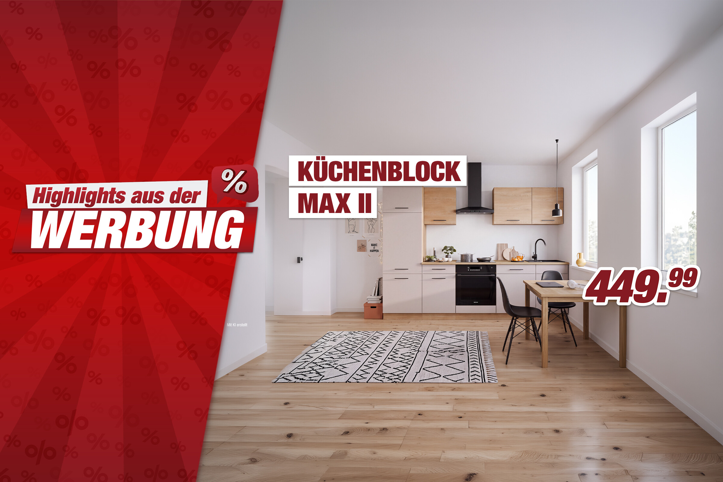 Unsere Werbe Highlights - -7 Küchenblock Max II